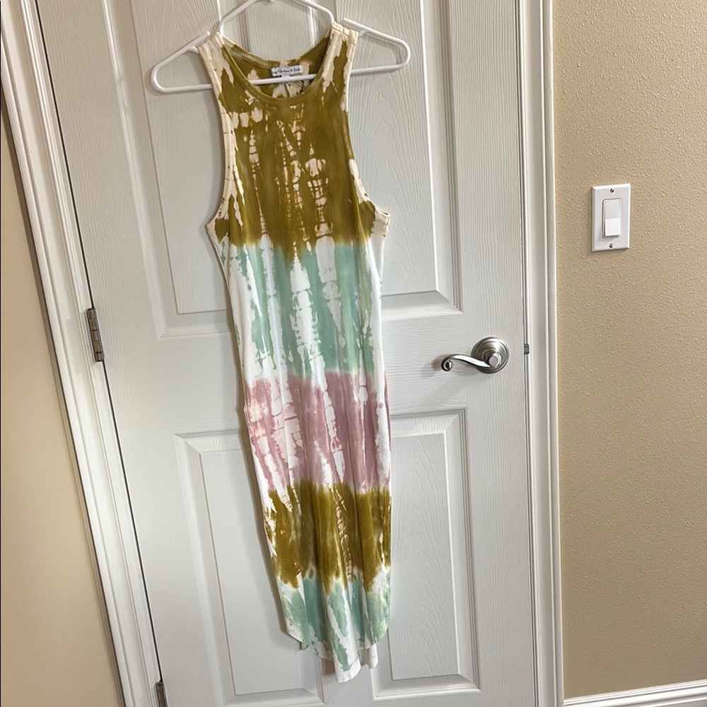YFB Tie-Dye Sleeveless Maxi Dress